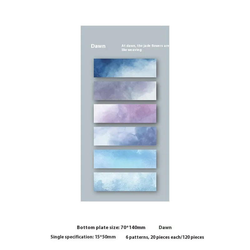 Dawn gradient page tabs included in the reading annotation set