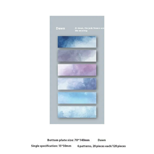Dawn gradient page tabs included in the reading annotation set