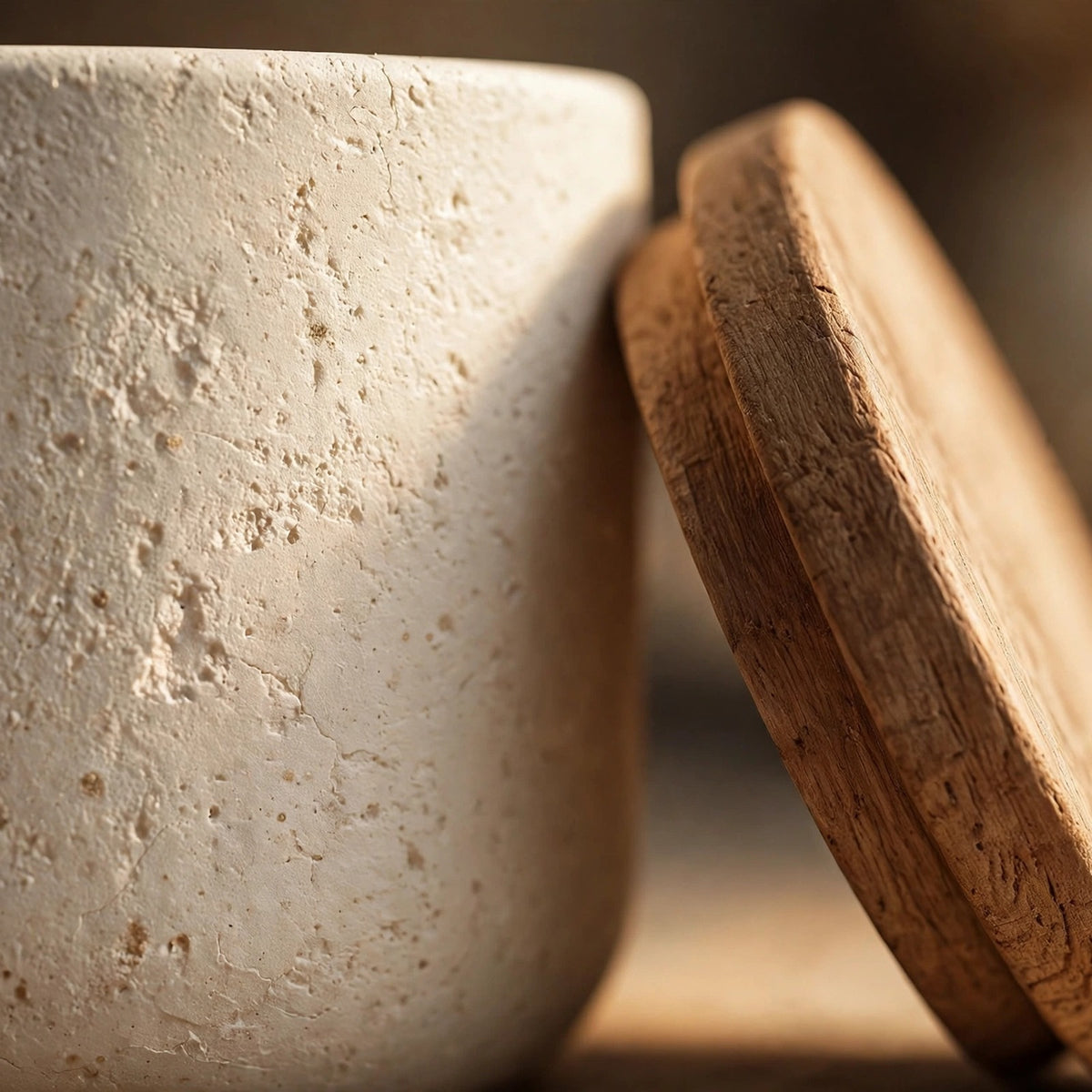 Old Library Soy Candle in Ceramic Vessel