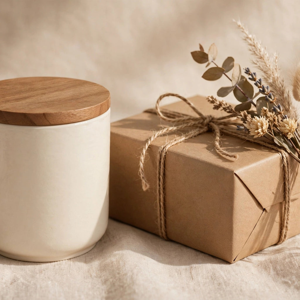Old Library Soy Candle in Ceramic Vessel