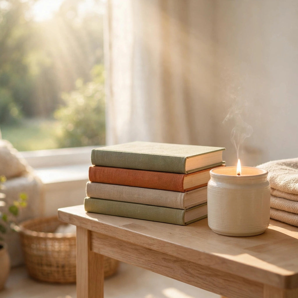 Old Library Soy Candle in Ceramic Vessel