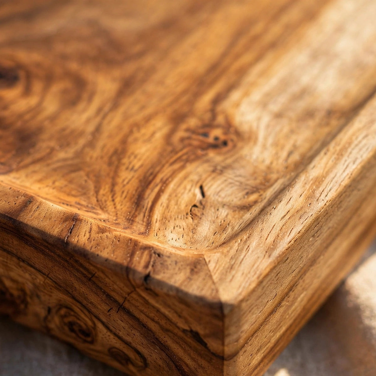Acacia Wood Reading Valet Tray