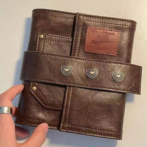 Retro buckle reading journal