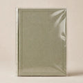 Transparent protective book jacket on hardcover book